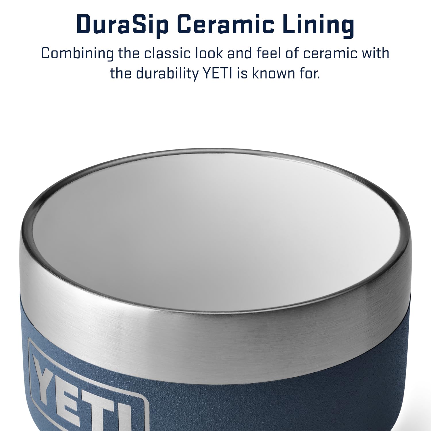 Yeti Rambler 4 Oz Stackable Cup, Stainless Steel, Vacuum Insulated Espresso/Coffee Cup, 2 Pack, Navy